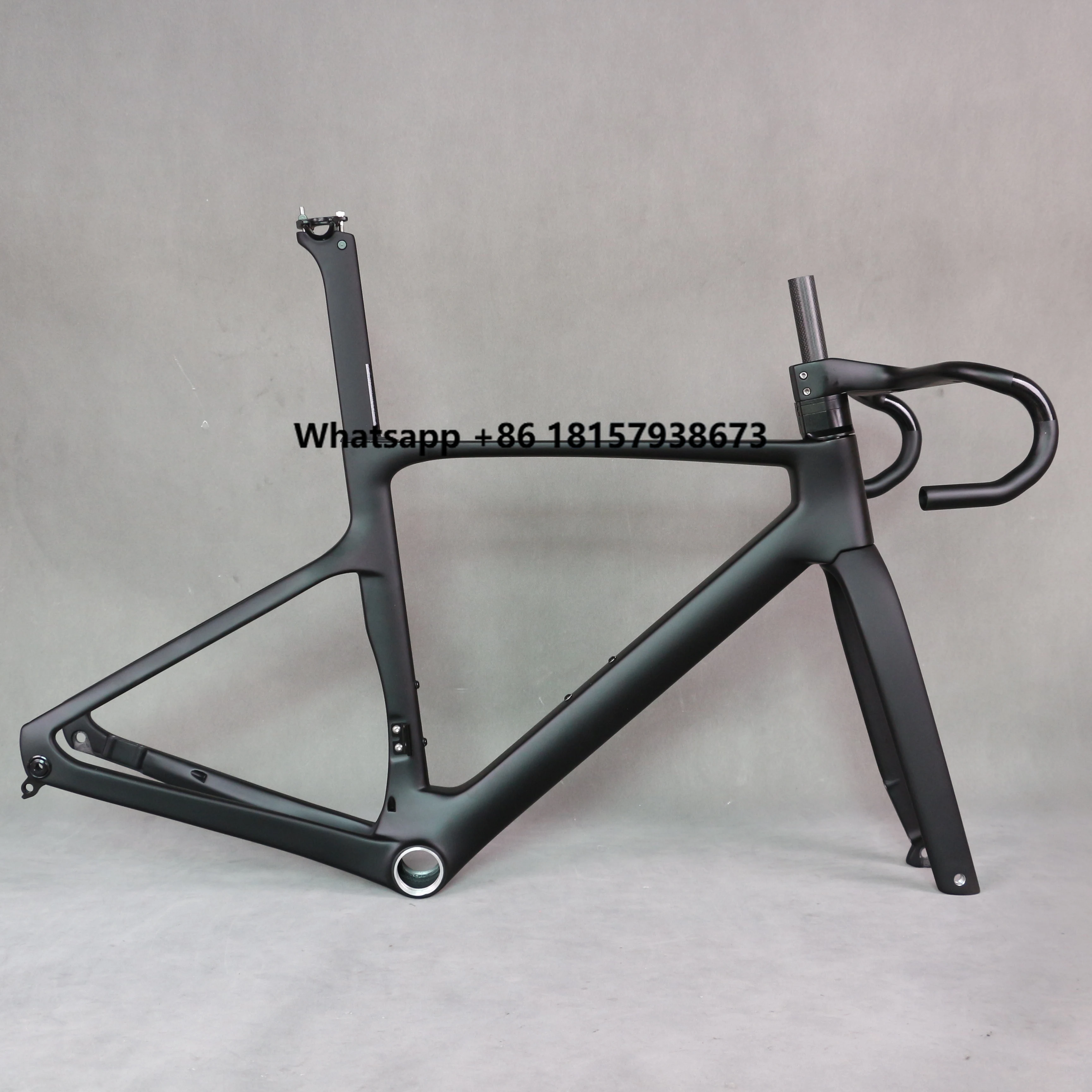 

Carbon Frame T1000 Disc Road Bike Frame Full Internal Cables Bicycle Part T47 Max Tire 700*32C Fit UDH Frameset TT-R18