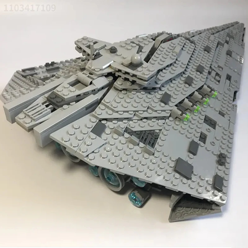 1457 pièces Blocs de construction compatibles Star Destroyer Jouet éducatif DIY Cadeaux de Noël et d'anniversaire pour enfants