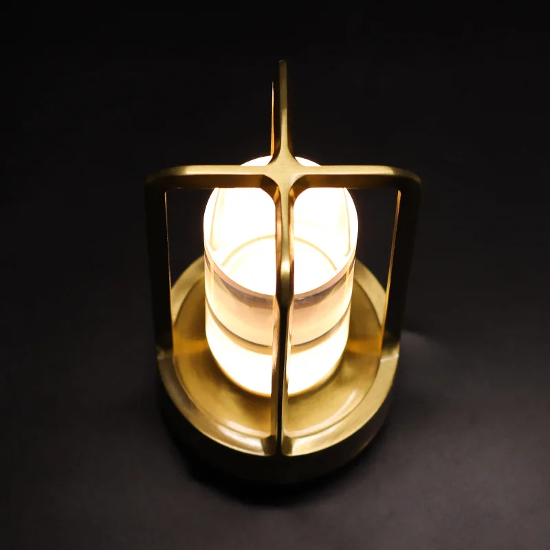 Lâmpada de mesa sem fio led sensor toque desktop luz da noite recarregável lâmpada leitura para restaurante hotel bar quarto decoração luz