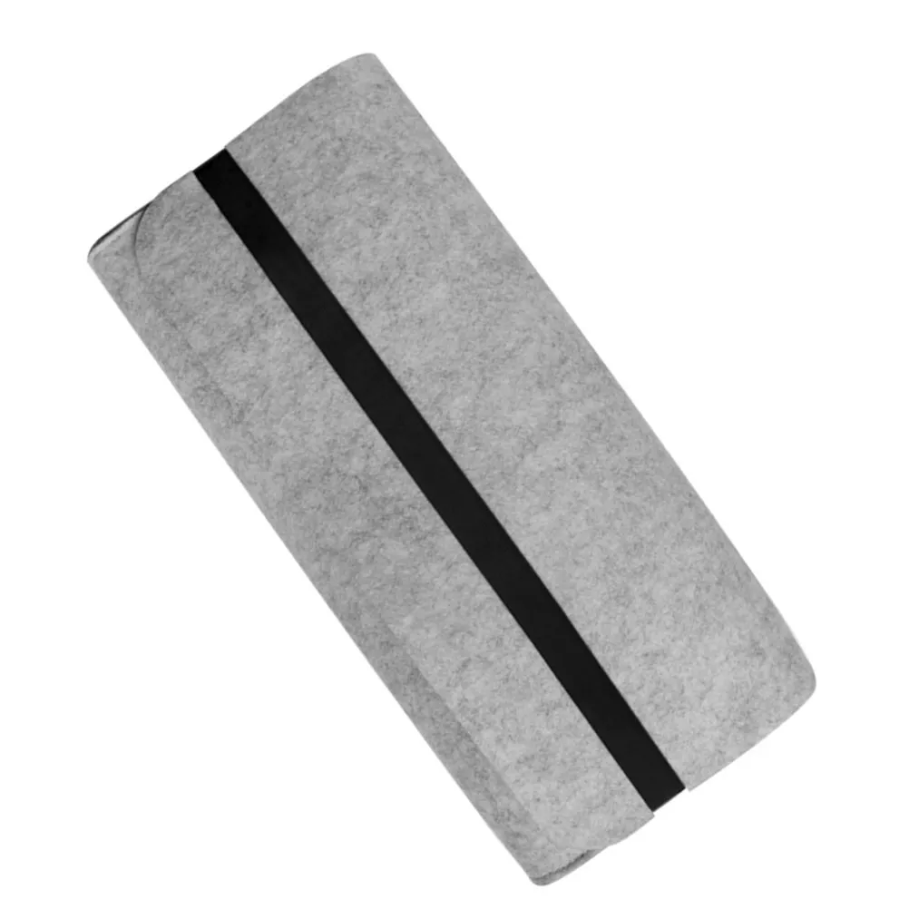 Premium PU Mechanical Keyboard Storage Bag for 87 Keys Thickened Dustproof Wear Resistant Groove Sealed Elastic Webbing Keyboard