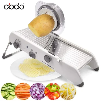 Vegetable Cutter Manual Stainless Steel Adjustable Mandoline Slicer Grater Shredder Cabbage Onion Spirakitchen Kitchen Accessories