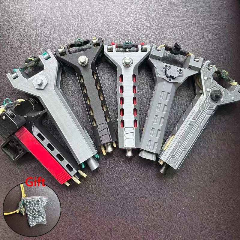 Outdoor Portable EDC Creative 3D Printing Automatic Loading Launcher Camping Hunting Shooting Tool