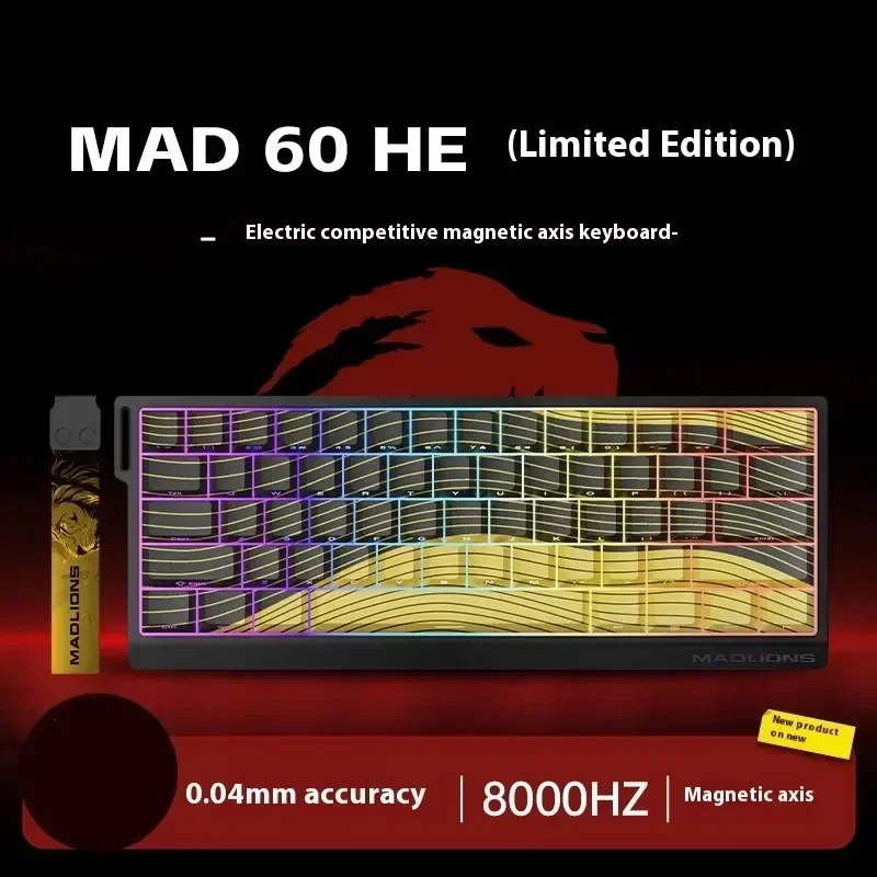 FGG Madlions Mad60 Mad68 He Mechanical Keyboard Magnetic Switch 8k Wired Rgb Hot Swap Custom Keyboard Esport Game Gift Accessory image 3