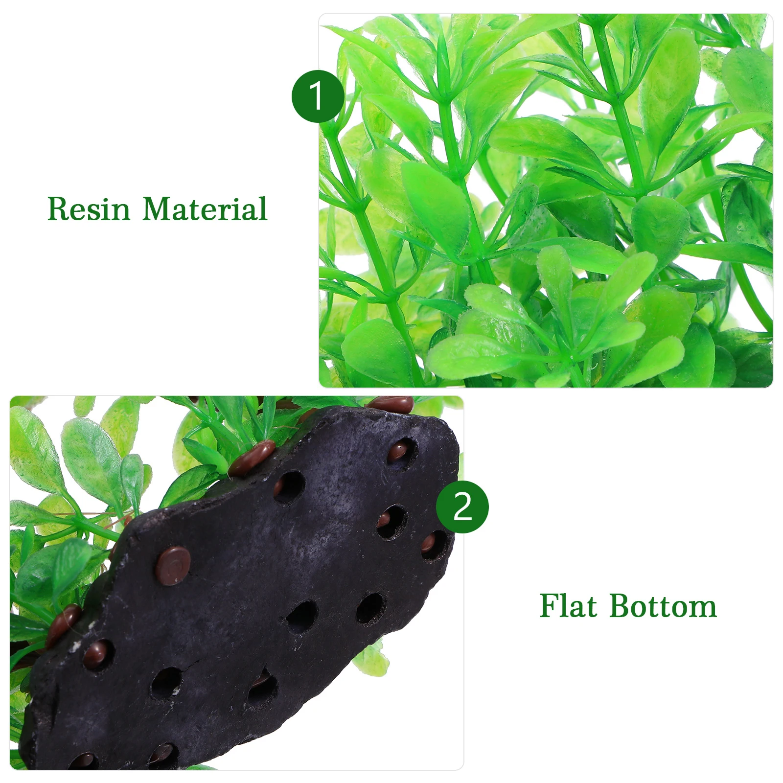 

Simulation Fish Tank Plant Artificial Aquarium Decoration Lifelike Round Shape Green Fake Plant Fish Tank Ornament Aquarium