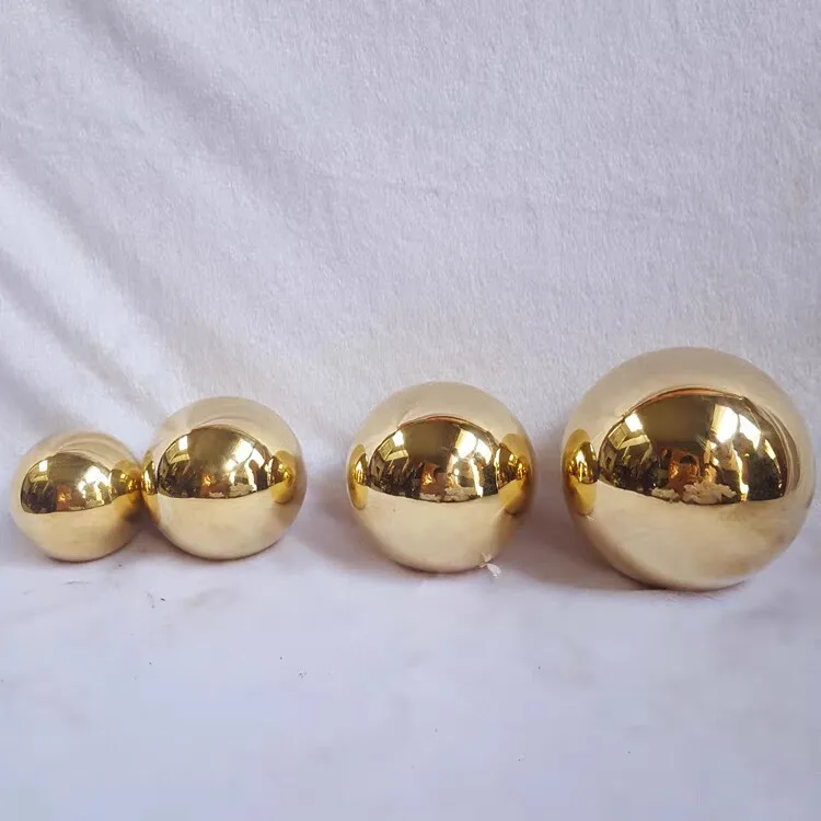 Solid Brass Ball High Precision H62 Brass Ball Smooth Round Copper Bead Balls for Bearings Valves Machinery Tumbler Decorations