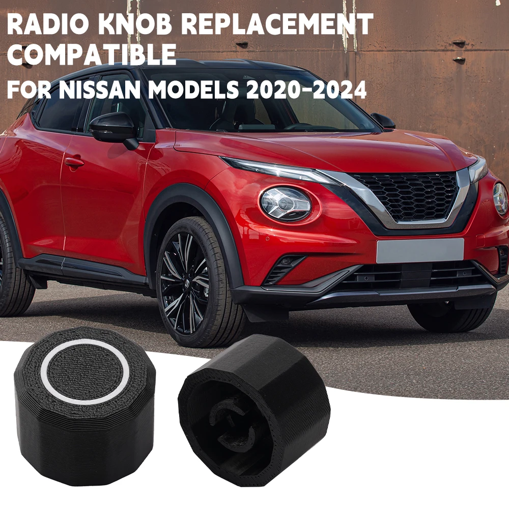 

2PCS Radio Knob Replacement Compatible For Nissan Models 2020-2024 Radio Knob Replacement