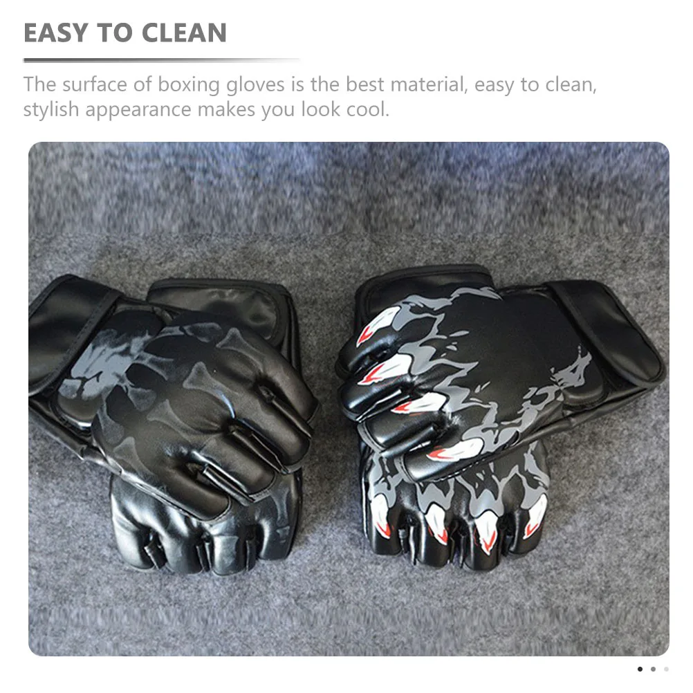 

Boxing Gloves High-Grade Materials Durable Safe Stylish Breathable Design Five Fingers Apart Easy to Wear and Take Off Washable