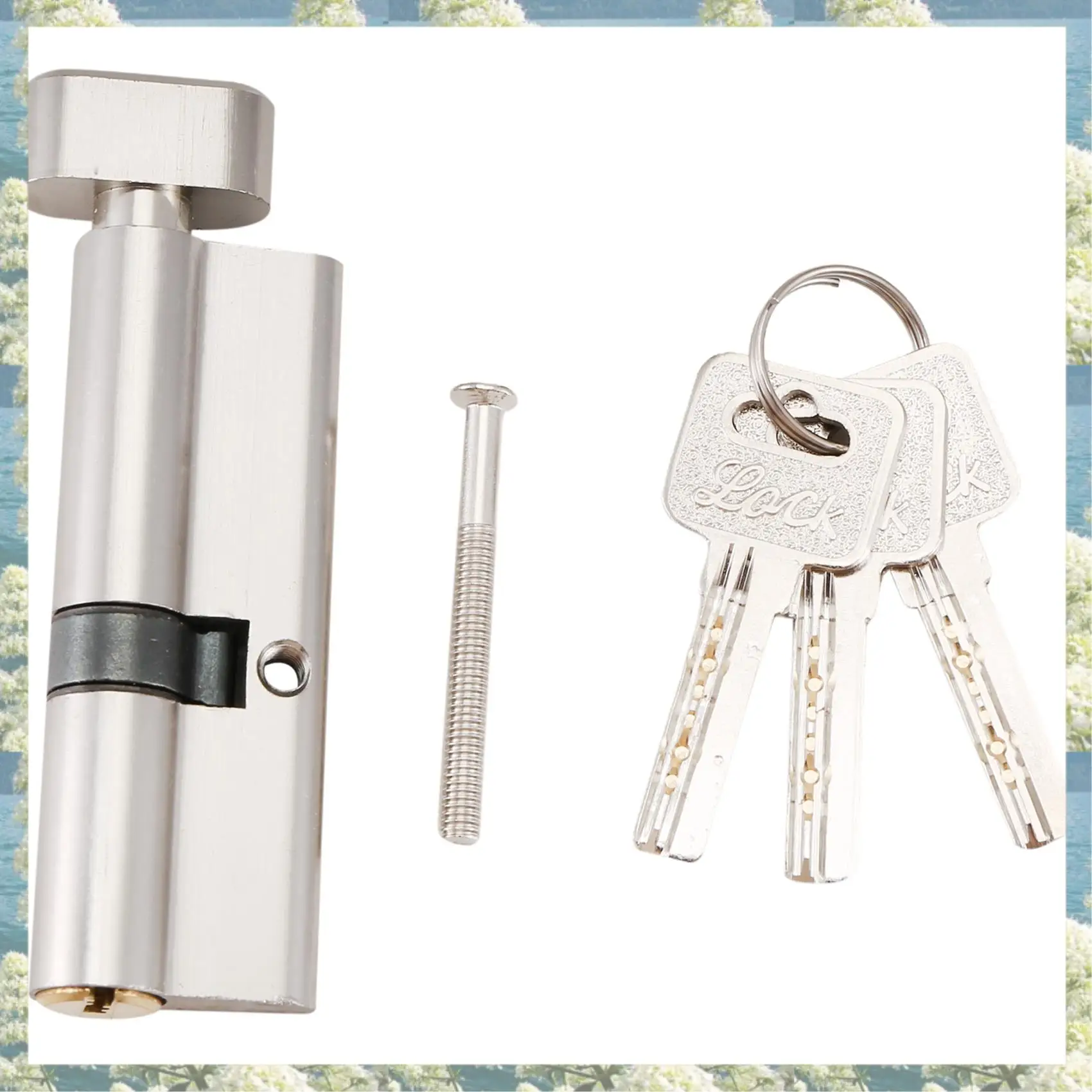 Новая дверная фурнитура, 80 мм, медный цилиндр дверного замка, внутренний замок для спальни, ручка для гостиной, латунный замок с ключом