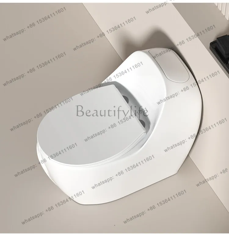 Small apartment water-saving toilet toilet large diameter siphon deodorant and anti-blocking light luxury ceramic toilet