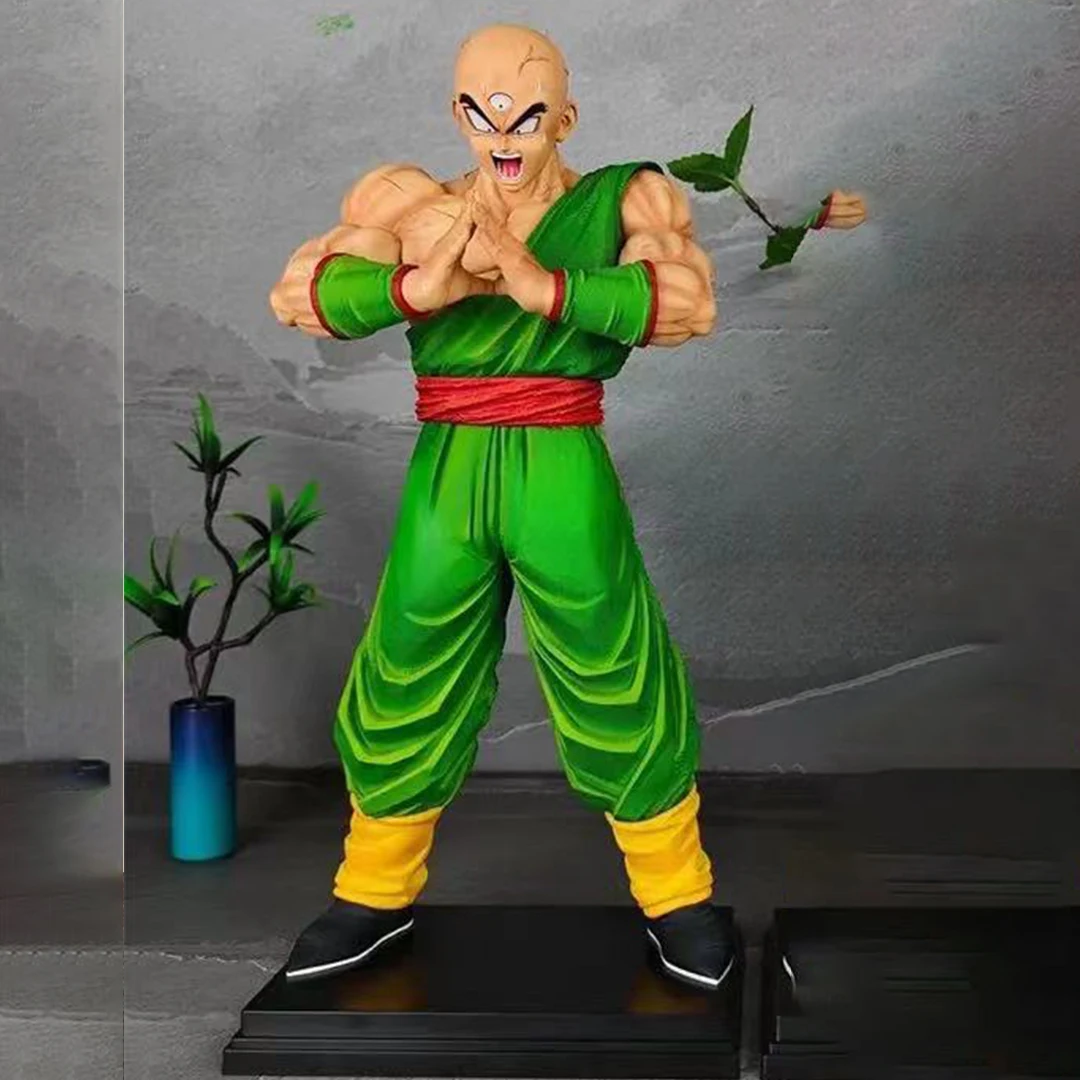 Dragon Ball Z Tien Kendhan Action Figure, Anime Statue, Tien Kendhan, Kikoho, Collection Model Toys Gifts, 32cm, 12.6"