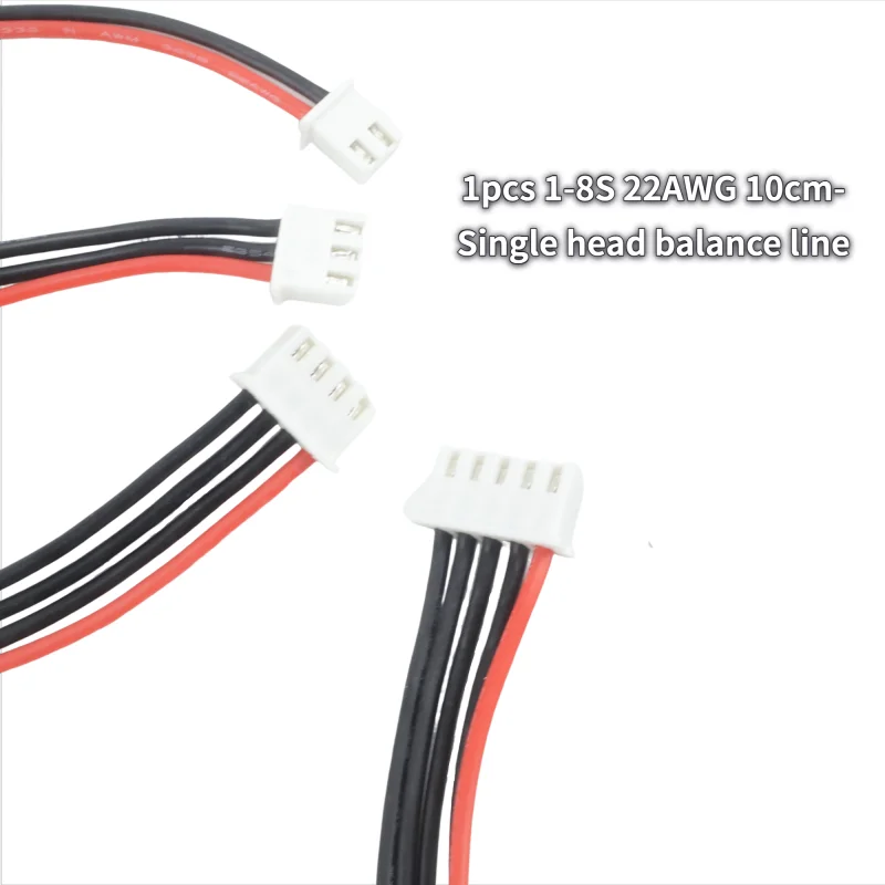 6pcs1S 2S 3S 4S 5S 6S 7S 8S Lipo Batterie Balance Ladegerät Kabel IMAX B6 Stecker 10cm 22AWG Stecker Draht Großhandel für RC Teile DIY