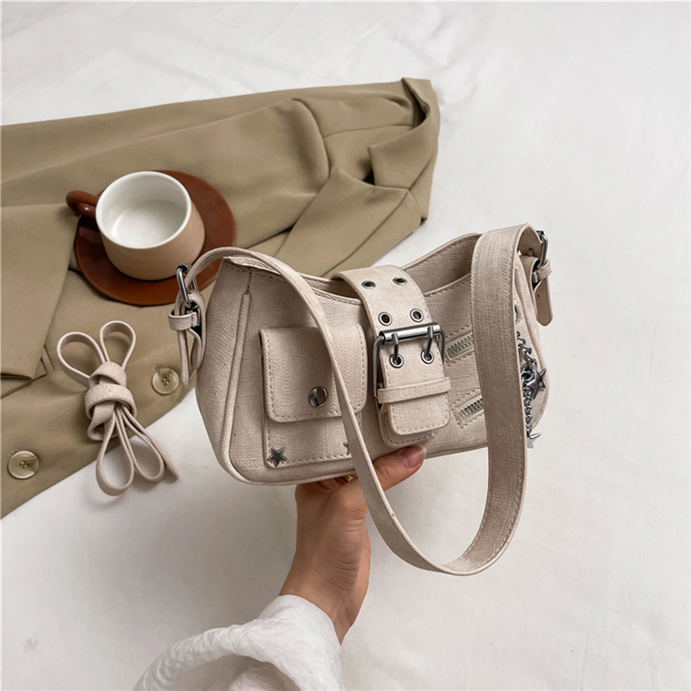 

Сумка на плечо для женщин из искусственной кожи, сумка для подмышек, сумка для подмышек, эстетичная сумка с несколькими карманами, маленькие сумки через плечо, повседневная сумка для девочек