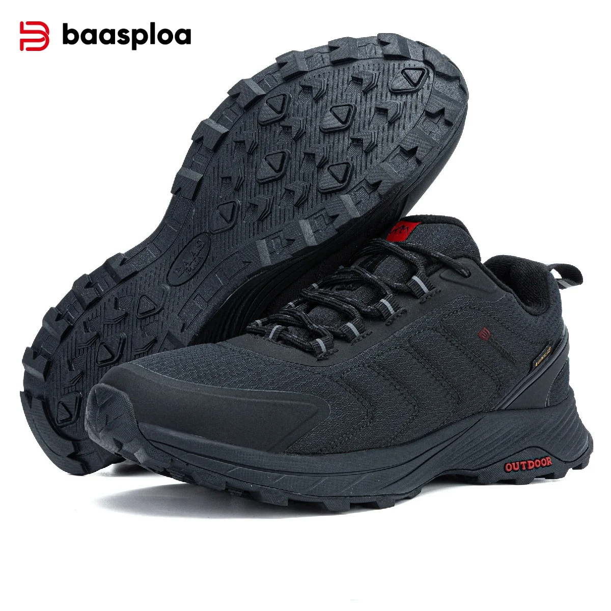 Baasploa Männer Wanderschuhe Tragen-Beständig Nicht-slip Outdoor Turnschuhe Mode Anti Splash Wasser Licht Männlichen Casual Wanderschuhe