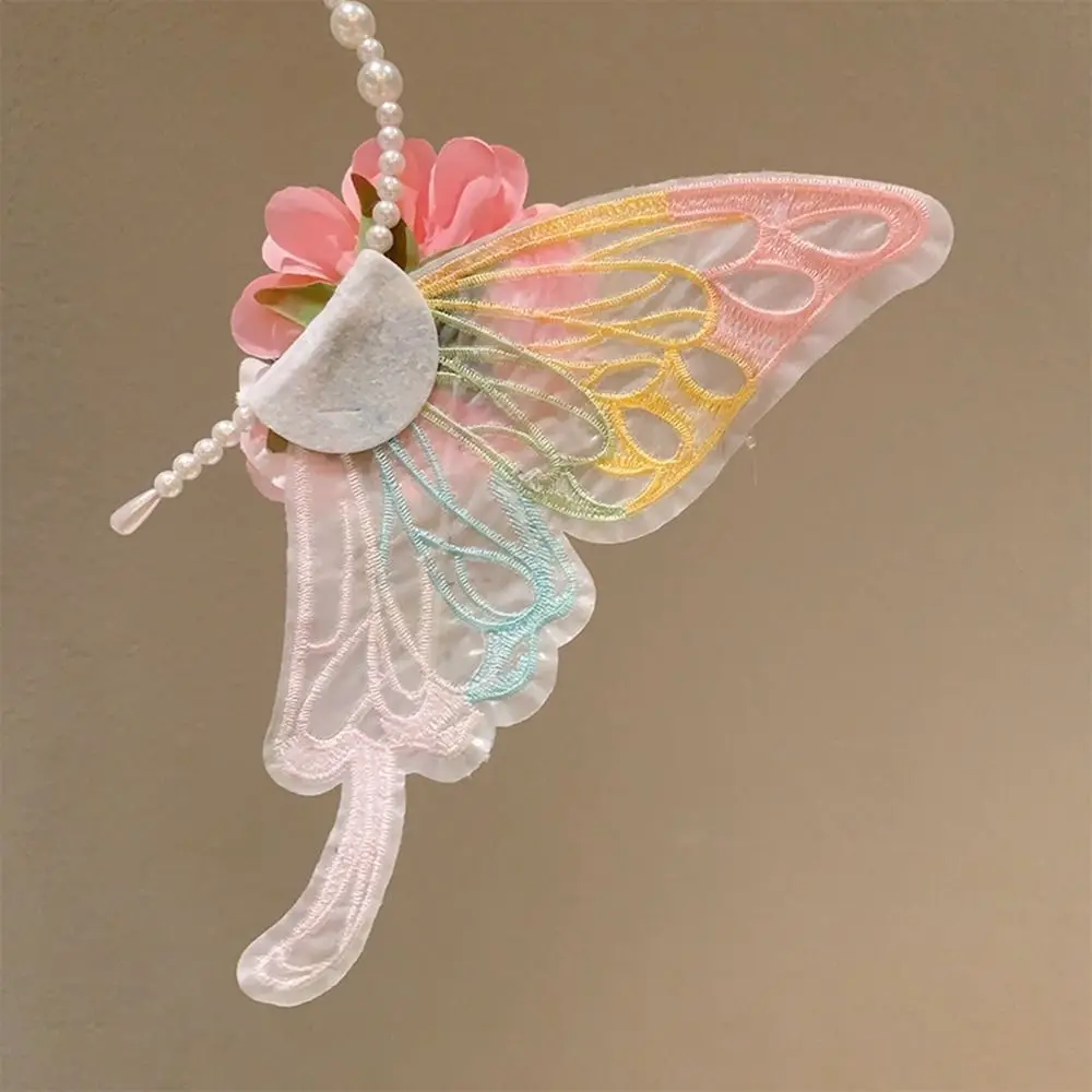 Bella maglia Elfo Orecchio Farfalla Fascia Lolita Accessori per capelli Cerchio per capelli per bambini Copricapo di perle Fascia per fiori Cosplay