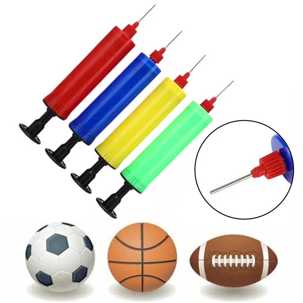 Pompa di gonfiaggio della palla di colore casuale calcio calcio basket accessori pompe palloncino aria Mini sport aria gonfiatore portatile H4S5