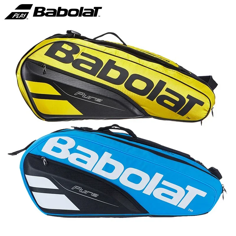 Original Babolat Tennis Bag Wimbledon RAFA  Bag RH6 RH12 Female Male Tennis Racket Bag Shoe Compartment Tennis Backpack