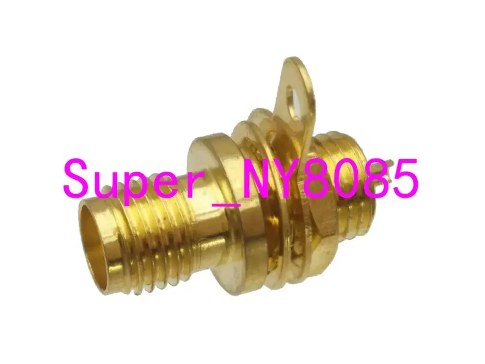 3x 5x 10x Connector SMA Female Jack Nut Bulkhead Handle Solder Panel Mount Straight
