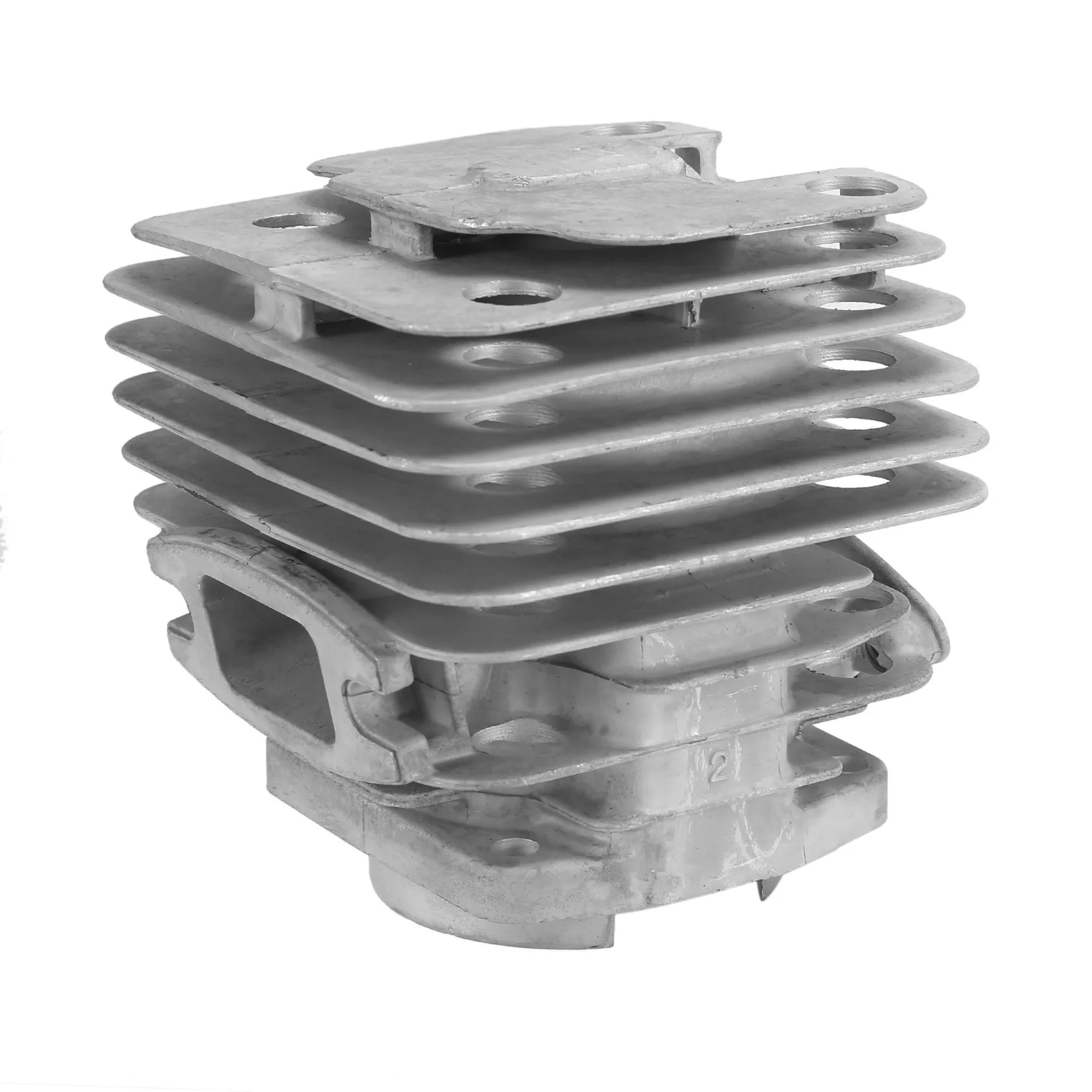 1 Juego de cilindro y pistón de motosierra de 45mm de diámetro compatible con repuestos de motosierra de 52 52Cc para motosierra de gasolina/aceite