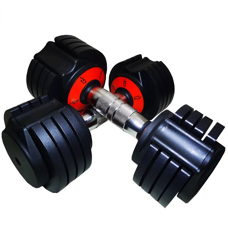 

Adjustable Dumbbell Set Fitness Free Weight Training Equipment for Home Gym