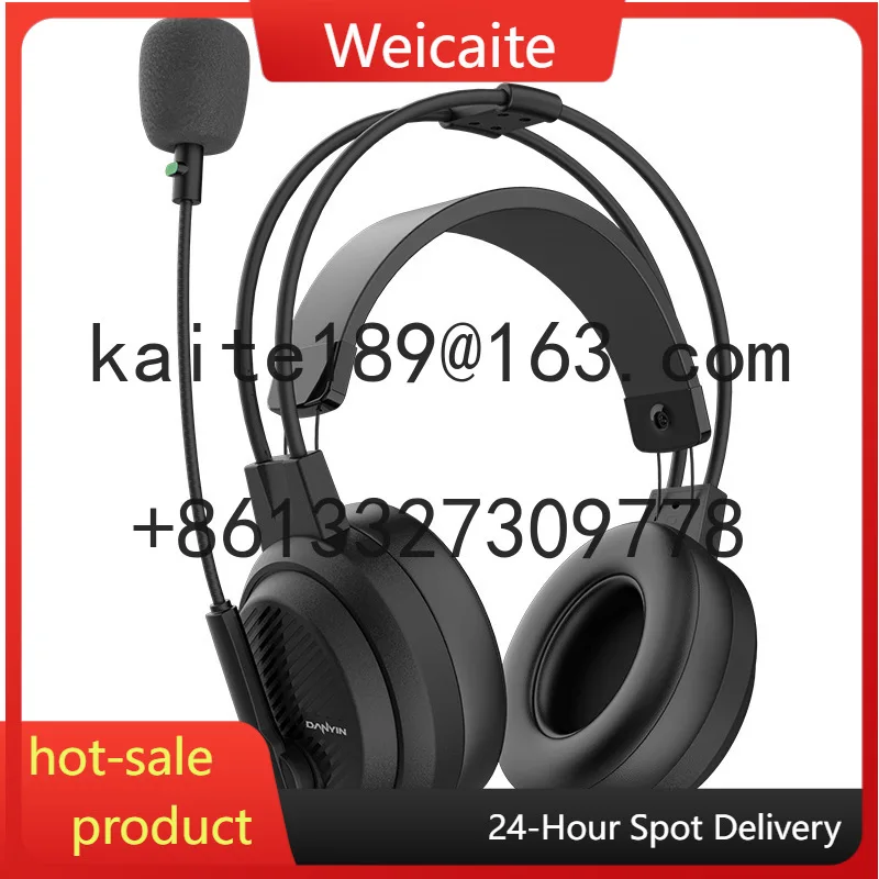 

Hot Sale USB Wired On-Ear & Over-Ear Headphones for Exams & Desktop Computer Gaming in Stock