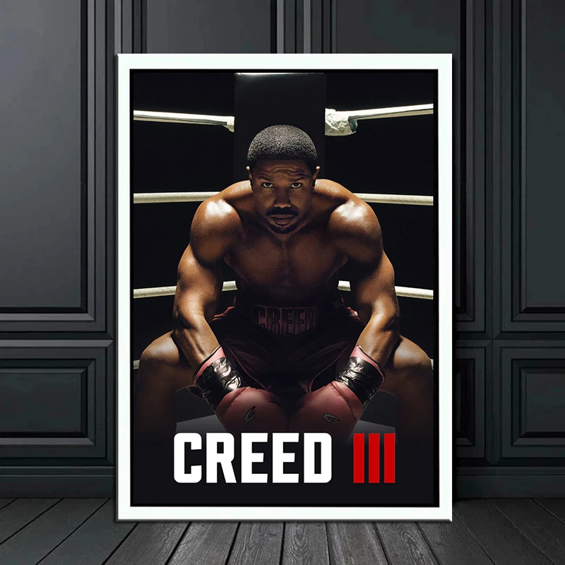 2023 Classic Horror Movie Creed 3 Posters Aesthetic Boxer Fight Film Canvas Painting Print Wall Art Pictures for Room Home Decor