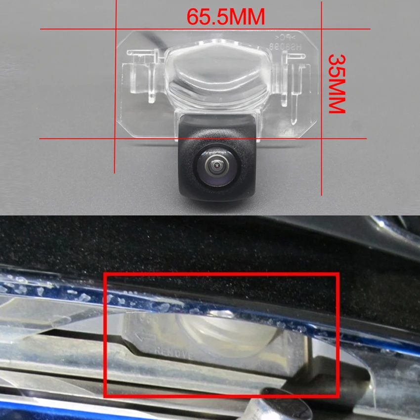 AHD Fisheye Dynamic Trajectory Car Rear View Wireless Camera HD CCD Waterproof For Honda Brio Amaze 4D 2014 2015 2016 2017