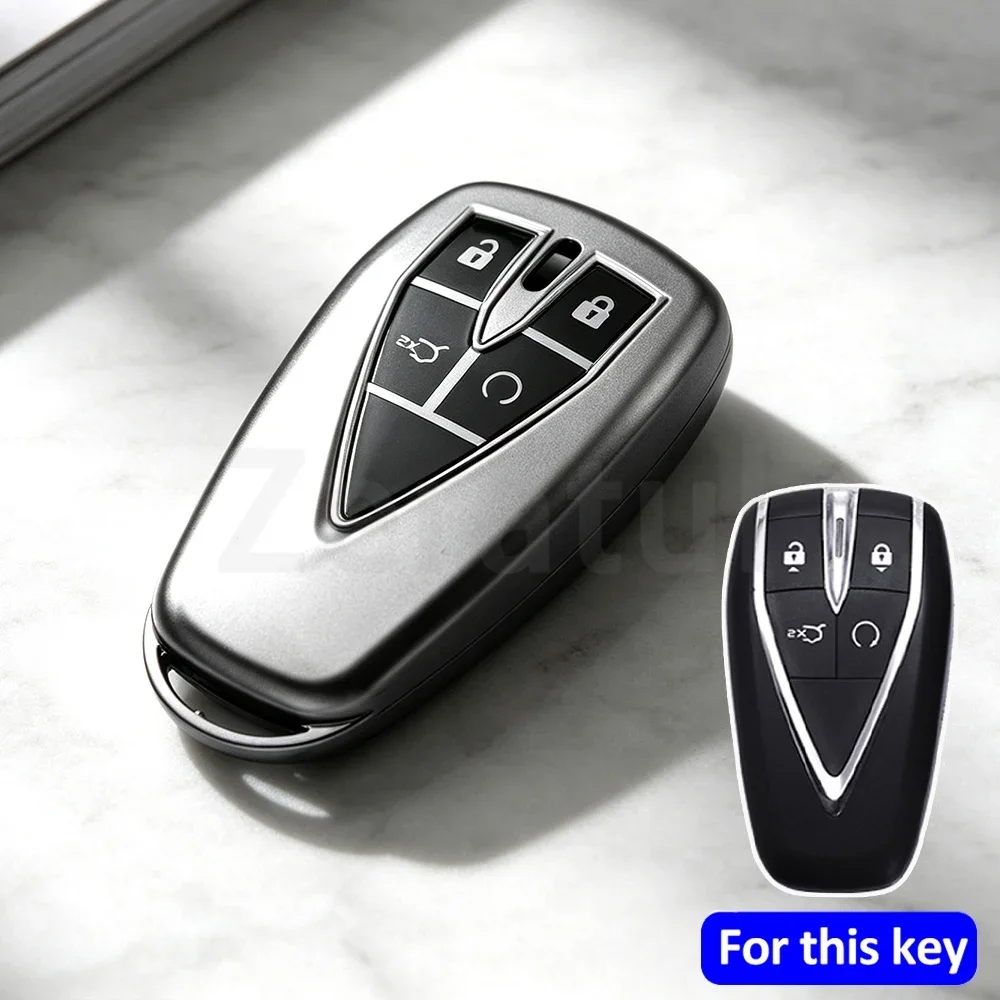 4 Buttons Auto Keyless Shell Fob Holder Protector For Changan CS35PLUS CS55PLUS CS75PLUS 2019 TPU Car Key Cover Bag Accessories