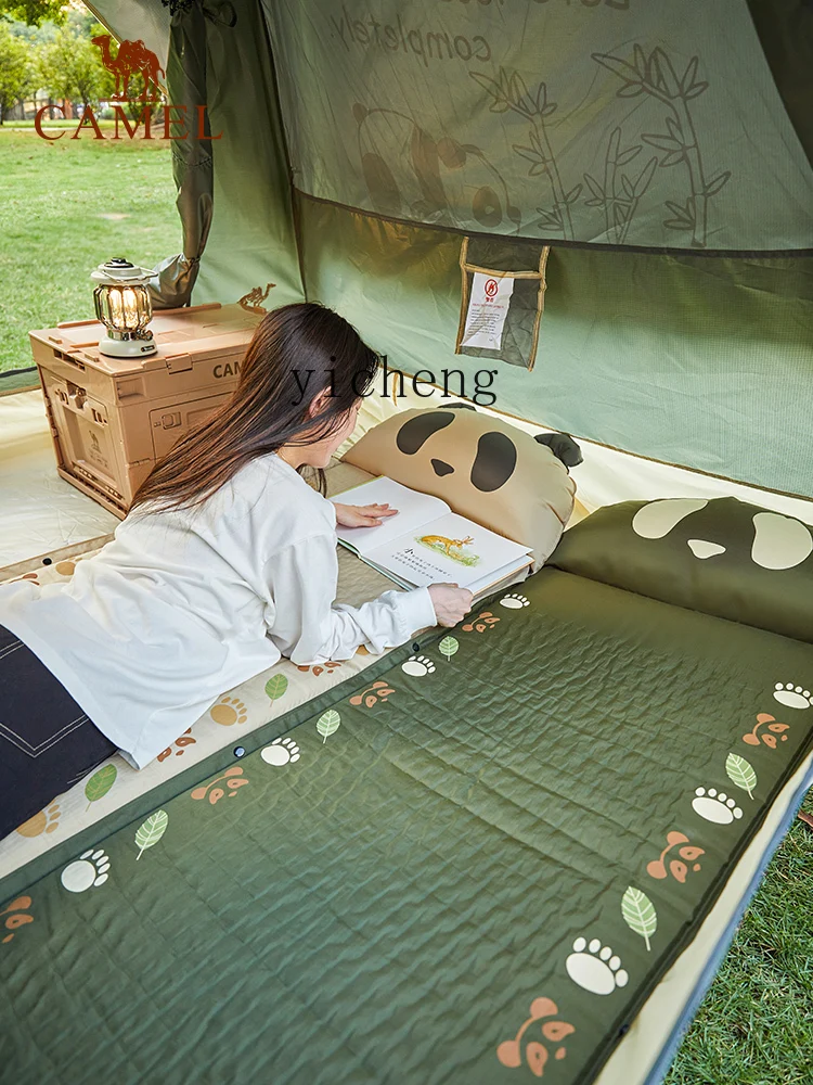 XC Outdoor Automatic Inflatable Mattress Tent Floor Mat Camping Moisture-Proof Mat Thickened Picnic Picnic Mat Mattress