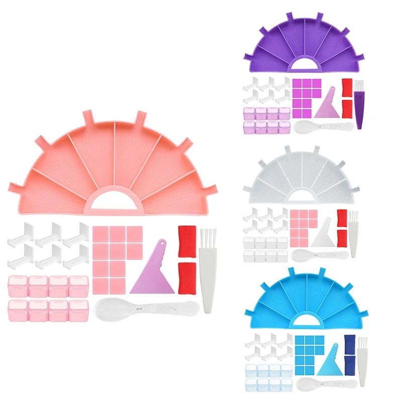 Palette de rangement pour peinture diamant 5D, kit d'escalade, accessoire, 6 grilles