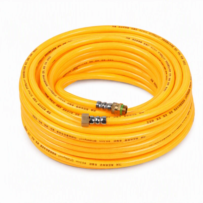 High Pressure Sprayer Hose Plunger Pump 3-Layer Braided Reinforced Antiburst PVC Quick Connector Garden Agricultural 6.5mm 1m 2m 3m 5m 10m Wear Resistant Antifreeze Knapsack Electric Sprayer Farm Plant Protection Tools