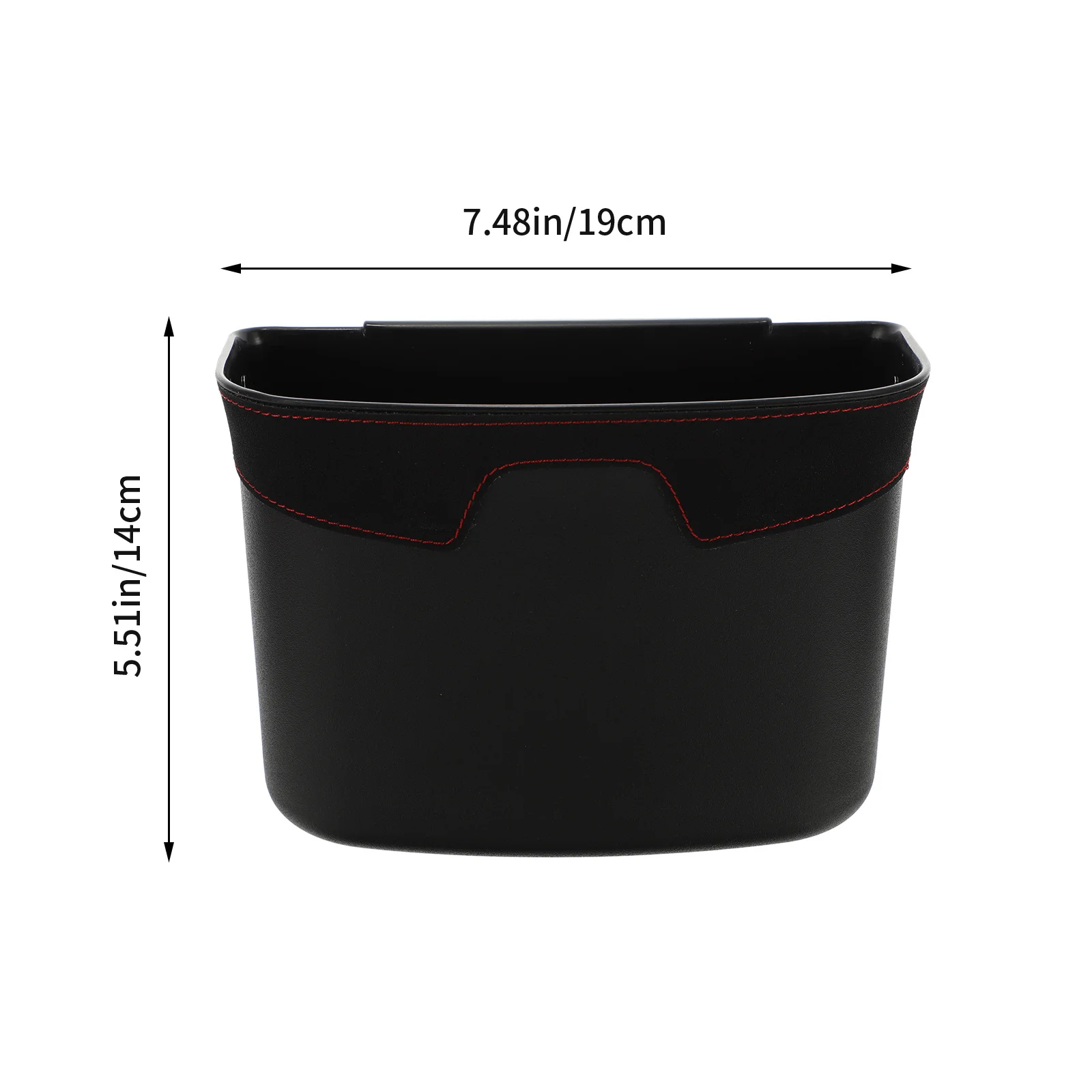 سلة مهملات معلقة قابلة للطي ومتينة للمركبة والمكتب والمطبخ والحمام ومنظم تخزين القمامة للقمامة