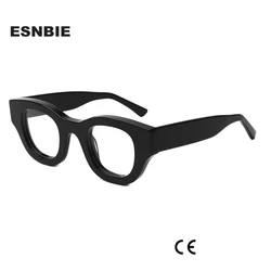 Handmade Acetate Frame Glasses Men Rectangle Prescription Myopia Eyeglasses Frame Square Women Brand Designer Spectacles Eyewear