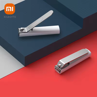XIAOMI Mijia Anti-Splash Nail Clipper 420 Stainless Steel Sharp Durable Portable Pedicure Trimmer Nails File with Storage Shel