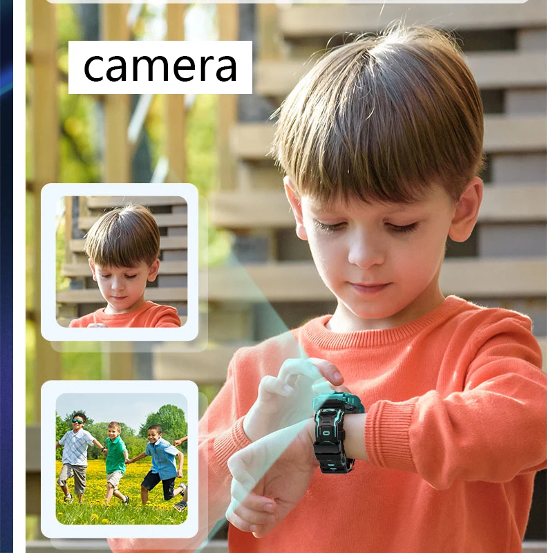 Kids Watch Child SOS Call Phone Children\'s Wrist Watch use Sim Card Photo Waterproof IP67 Smart Watch Kids Gift For IOS Android