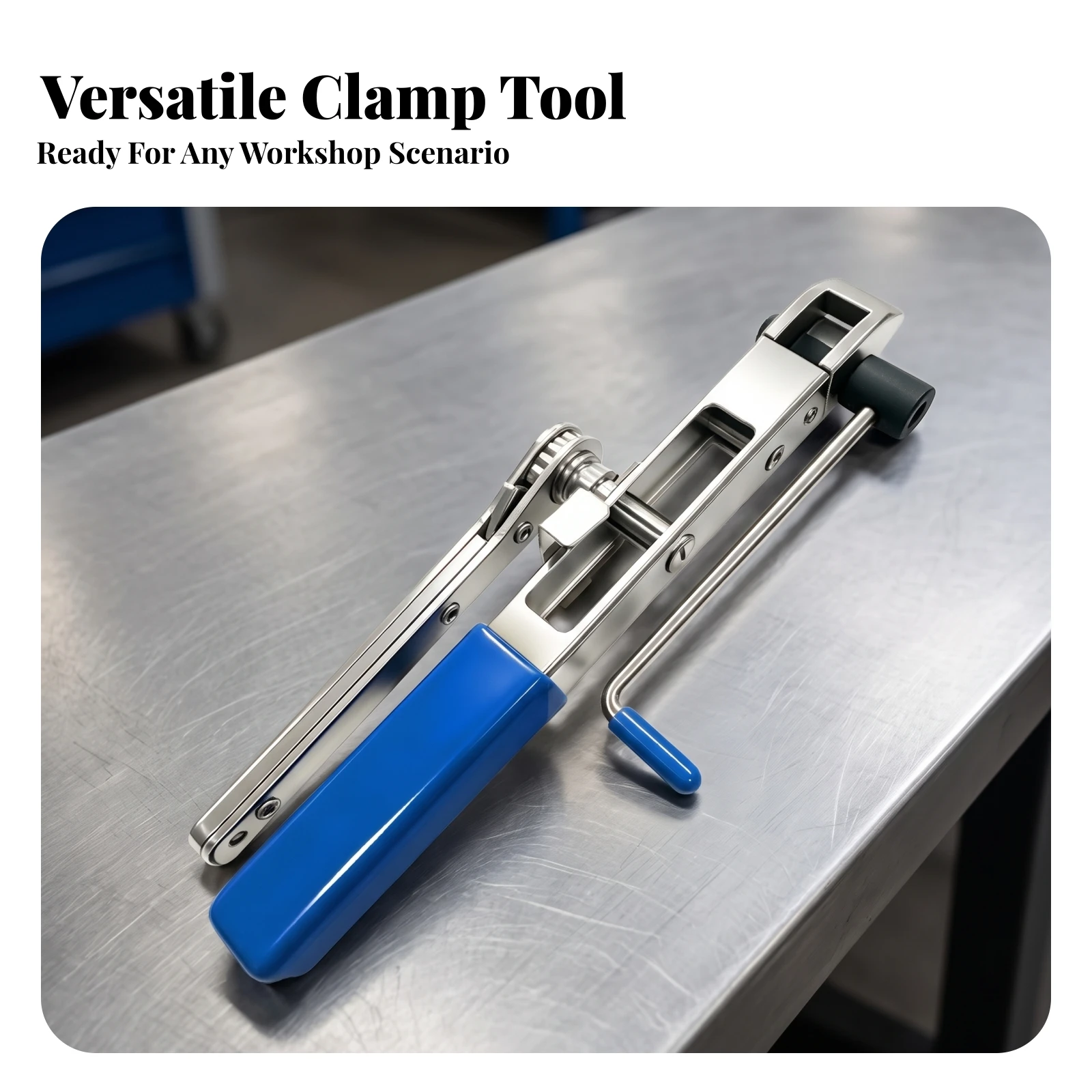 Hose Clamp Pliers Ratcheting Hose Clamp Pliers with Non-Slip Handle Tool Forged Heat-Treated for Mechanics, Automotive Repair