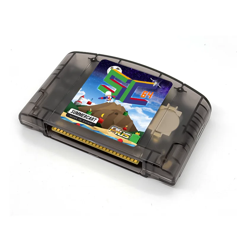 SummerCart 64 Open Source N64 800 in 1 Game Cartridge For Nintendo 64 Game Card free 16GB Card Compatibility Support 64DD Games