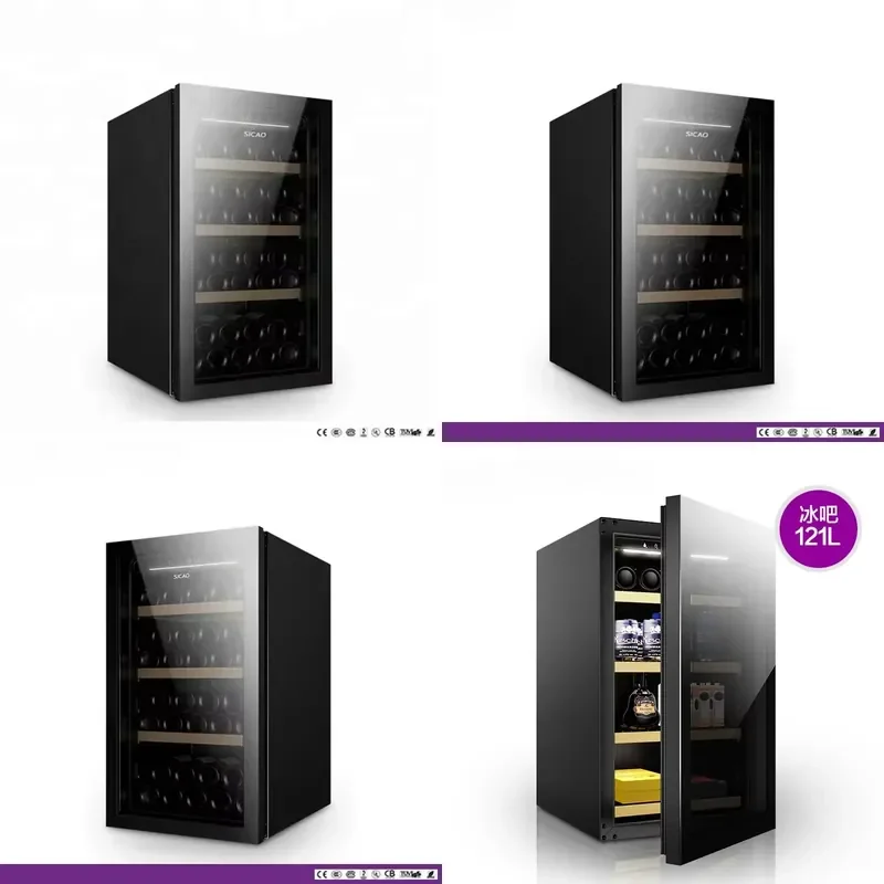 Hot Selling Countertop 41 Bottles Home Mini Fridge Wine Refrigerator for Sales