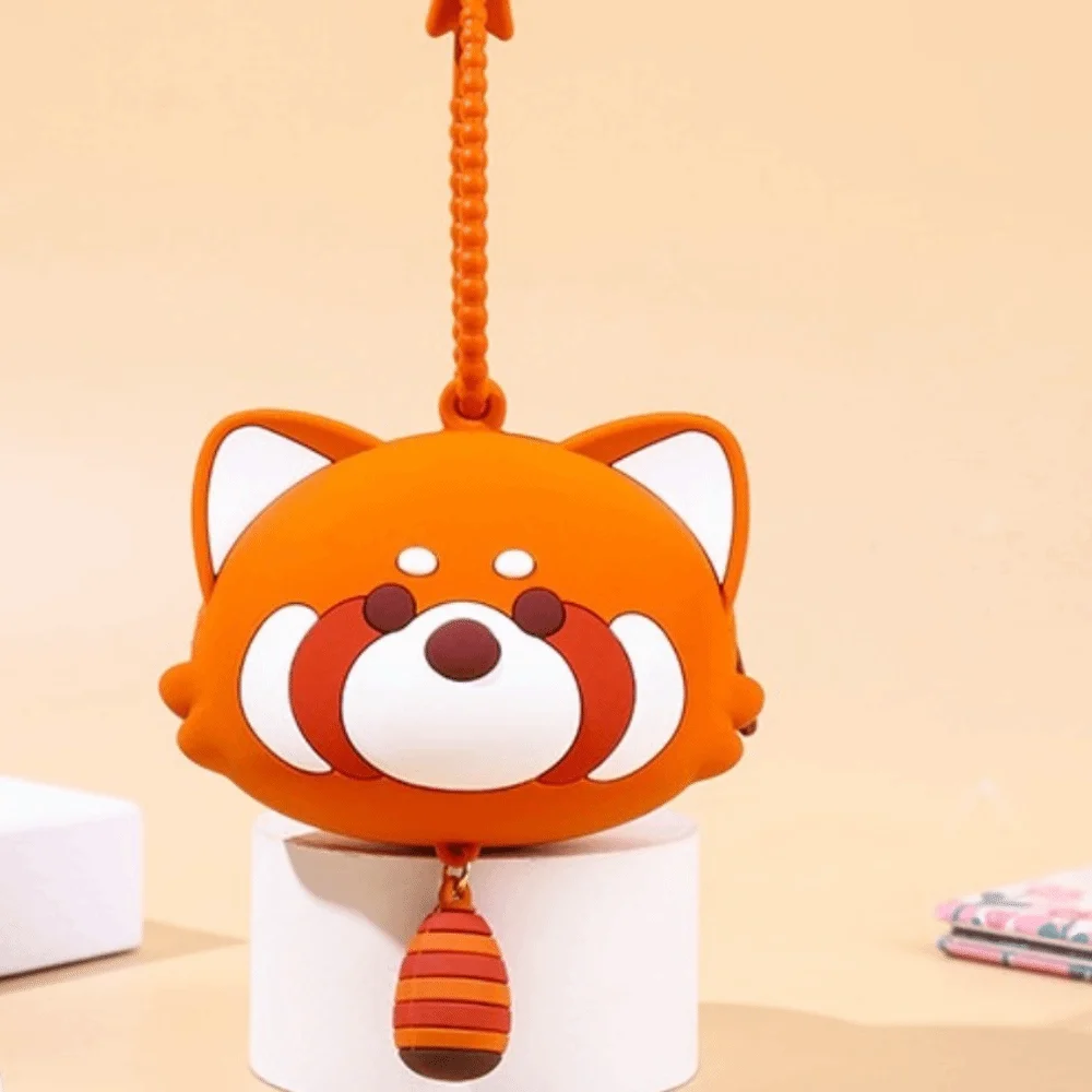 Creative 3D Silicone Coin Wallet Soft Anime Headphone Storage Bag Storage Red Panda Change Purse Girls
