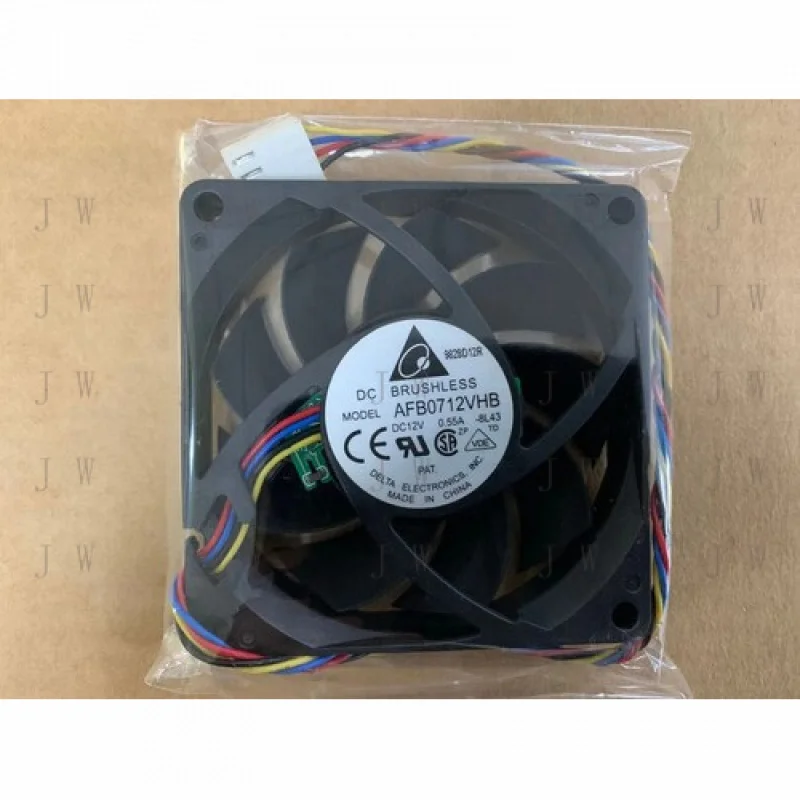 DDJ  1 PCS FOR Delta AFB0712VHB Fan 70*70*15mm DC 12V 0.55A 4 pin
