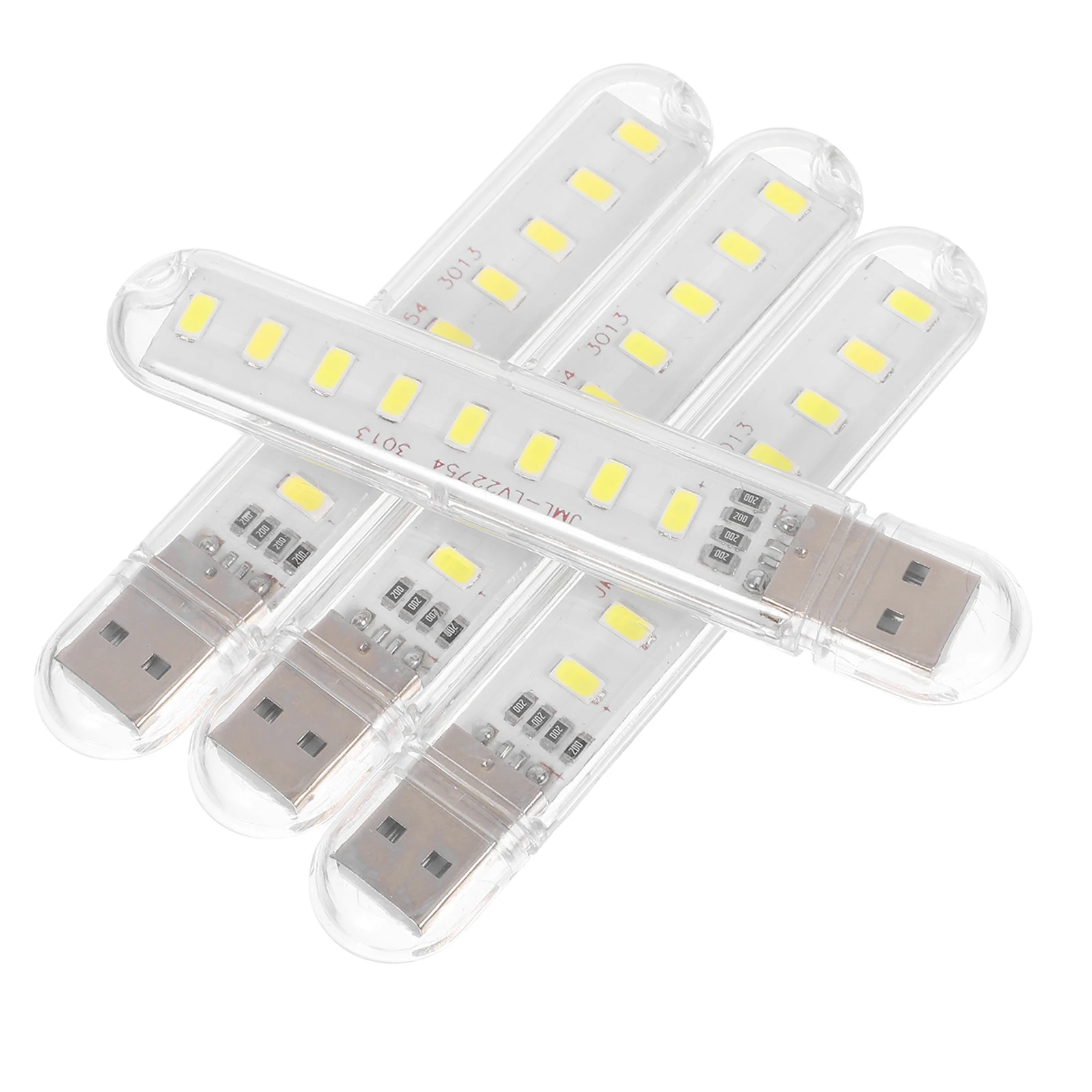4 قطعة USB LED ضوء الليل مصباح مكتبي صغير صغير للقراءة المحمولة دائم العناية بالعين ضوء لأجهزة الكمبيوتر المحمول قوة البنك سطح المكتب الاستخدام