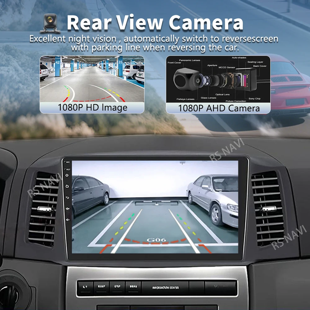 Android 16 For Jeep Grand Cherokee 2005 - 2007 2K QLED Android Car Radio Multimedia Video Player GPS Stereo CarPlay
