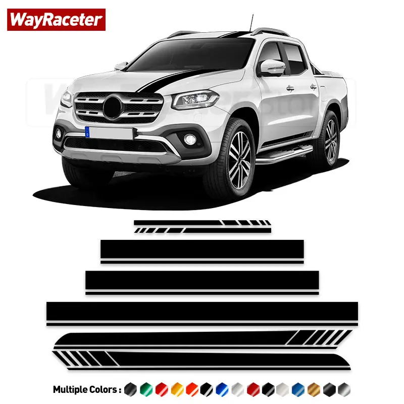 Edition 1 Door Side Stripe Sticker Hood Roof Trunk Rearview Mirror Decal For Mercedes Benz X Class W470 X250d AMG 2018-On