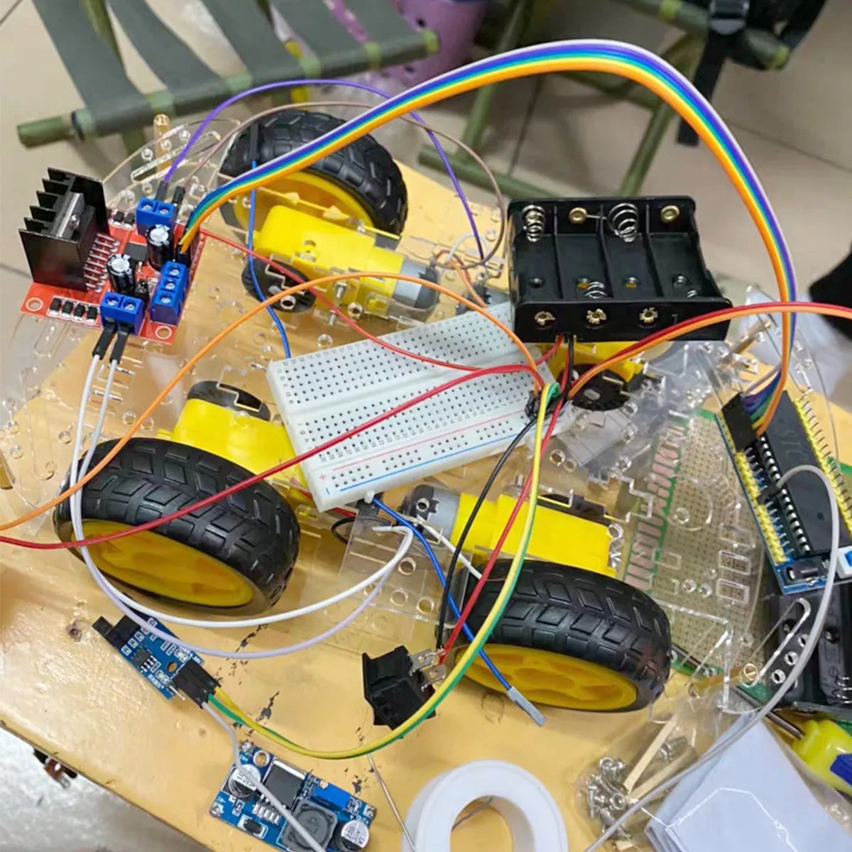 

5Pcs 40 Pin Rainbow Cable Female to Female Jumper Wire Bridle Breadboard Ribbon Cable DIY Electronic Project Connector