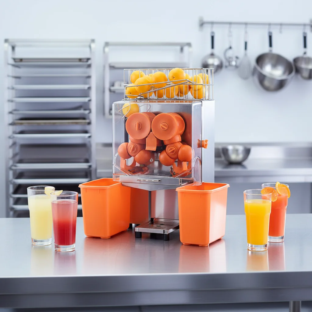 Portable Automatic Orange Juice Extractor Commercial Citrus Juicer For Home Kitchen
