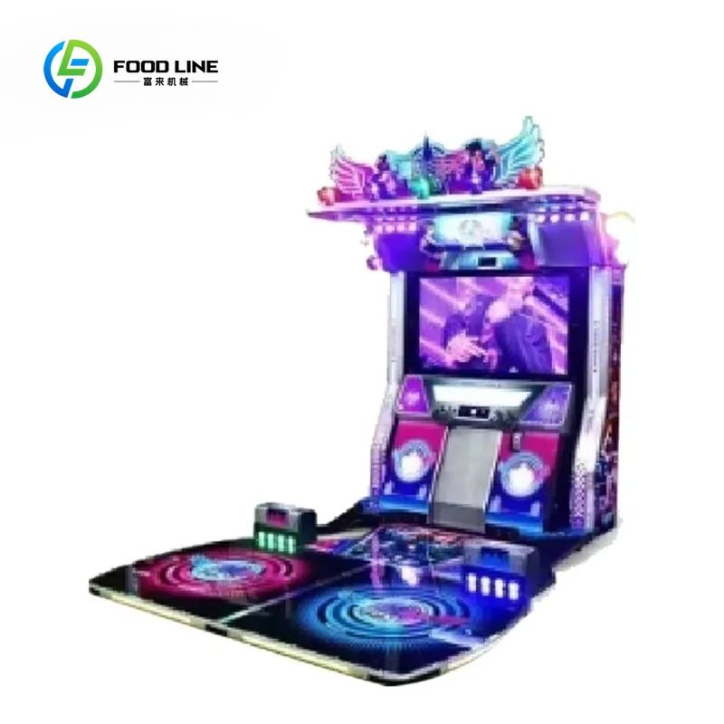 Customized adult dancing machine a dazzling dance game hall coin-operated commercial entertainment simulation dance game machine