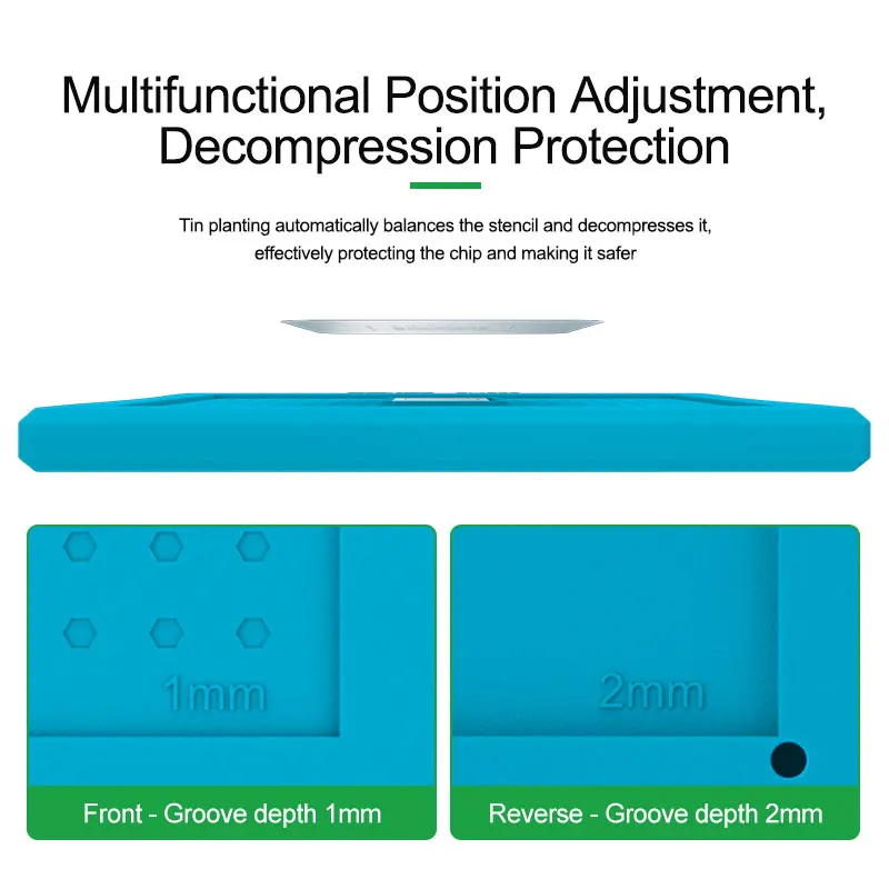 RELIFE RL-088 Tin-planted Universal Magnetic Fixture Multifunctional double-sided double-use  For repairing mobile phones