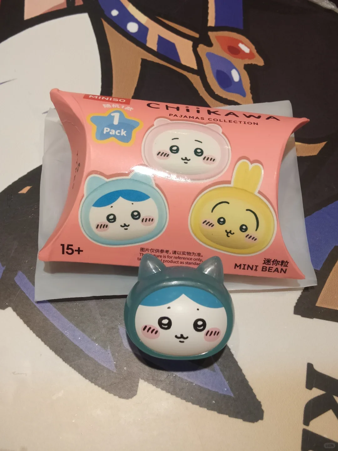 Miniso Chiikawa Usagi Hachiware بيجامة سلسلة صغيرة فول حقيبة غامضة لعبة عصرية هدية تحصيل الشكل انهيار