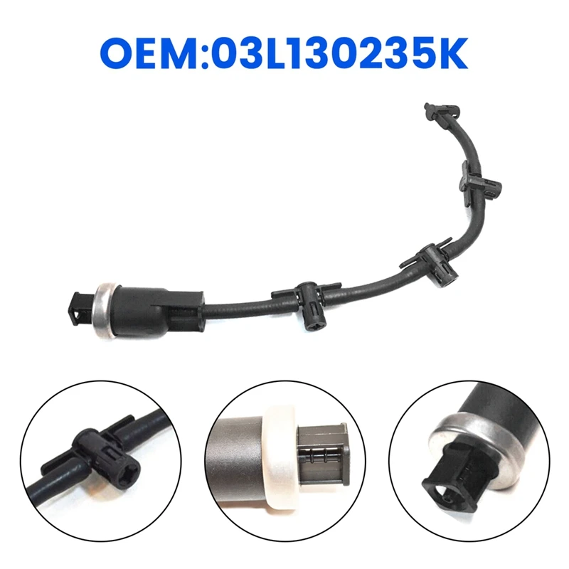 03L130235K Car Return Line Leakage Oil Hose Leakage Fuel For VW Eos Golf Tiguan Passat 2.0TDI