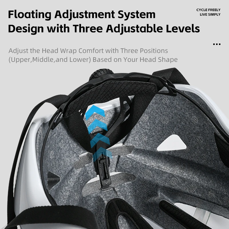 

WEST BIKING Cycling Helmets CE Safety Certified Integrally-Molded Unisex Multicolor Helmet Removable Ionic Antibacterial Liner