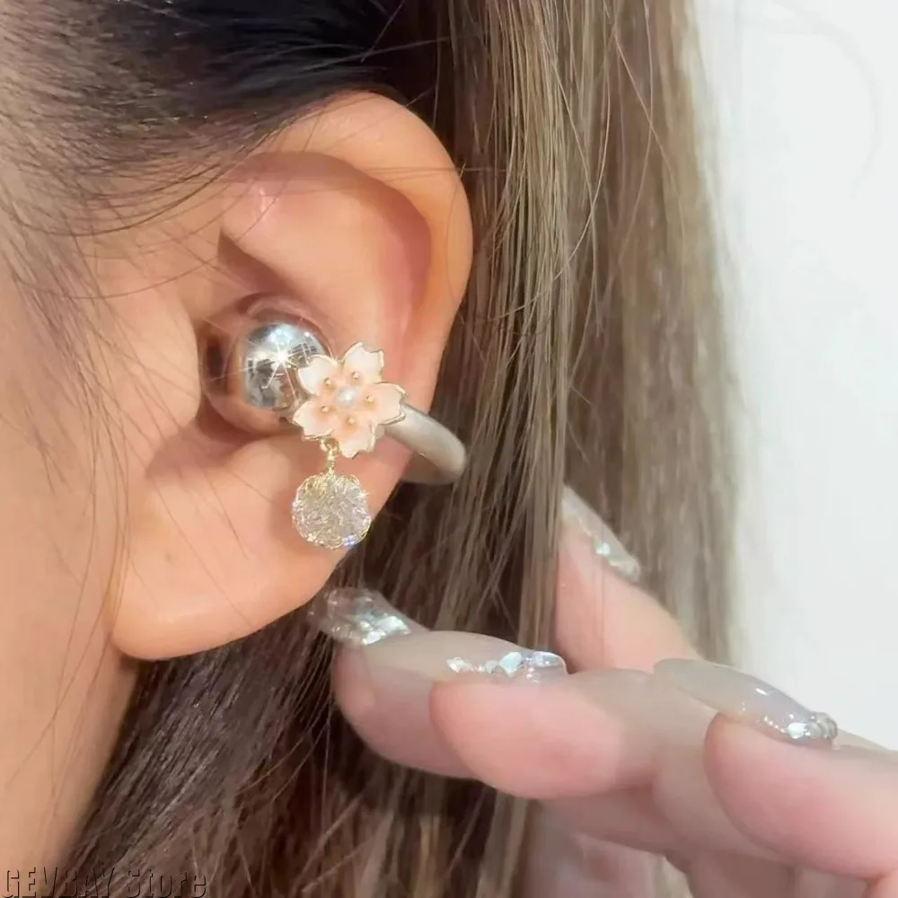 1 Pair Freeclip Earphone Clips, Star Bow Buckle Niche Stylish Exquisite Ear Clips for Women image 6
